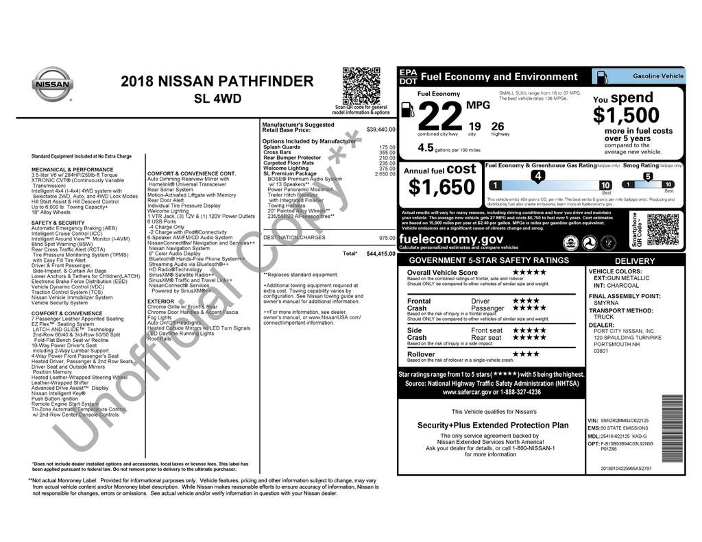 2018 Nissan Pathfinder SL
