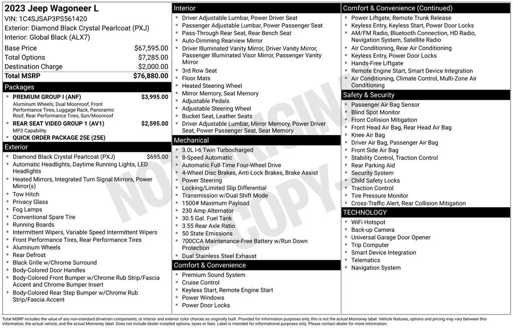 2023 Jeep Wagoneer L Base