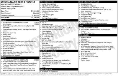 2026 Mazda Mazda CX-30 2.5 S Preferred