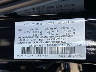 2026 Mazda Mazda3 Sedan 2.5 S