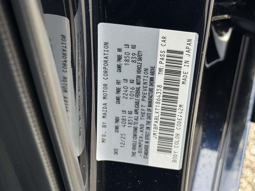 2026 Mazda Mazda3 Sedan 2.5 S Select Sport