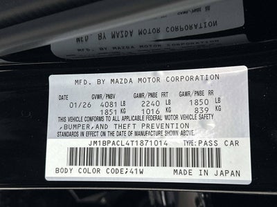 2026 Mazda Mazda3 2.5 S Preferred