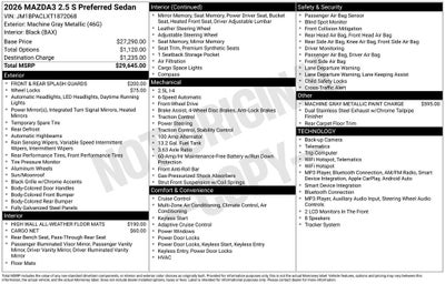 2026 Mazda Mazda3 2.5 S Preferred