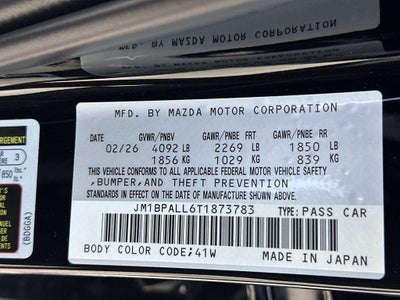 2026 Mazda Mazda3 Hatchback 2.5 S Preferred