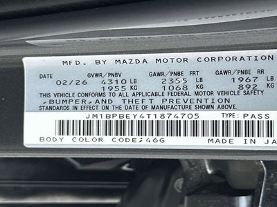 2026 Mazda Mazda3 Sedan 2.5 Turbo Premium Plus AWD