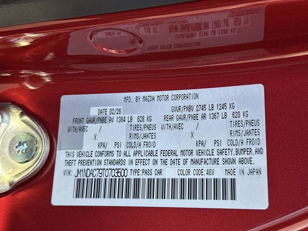 2026 Mazda Mazda MX-5 Miata Club