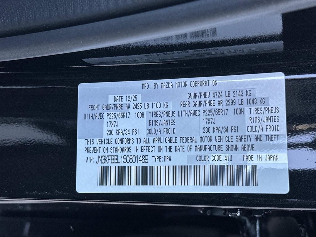 2025 Mazda Mazda CX-5 2.5 S Select Package