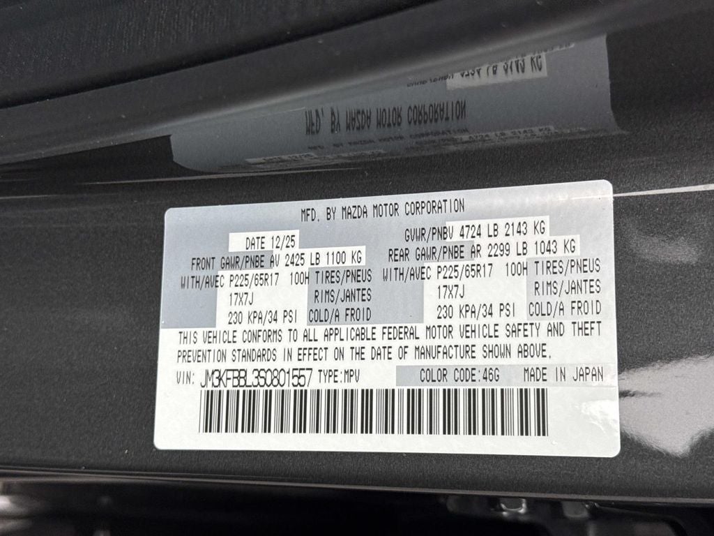 2025 Mazda Mazda CX-5 2.5 S Select AWD