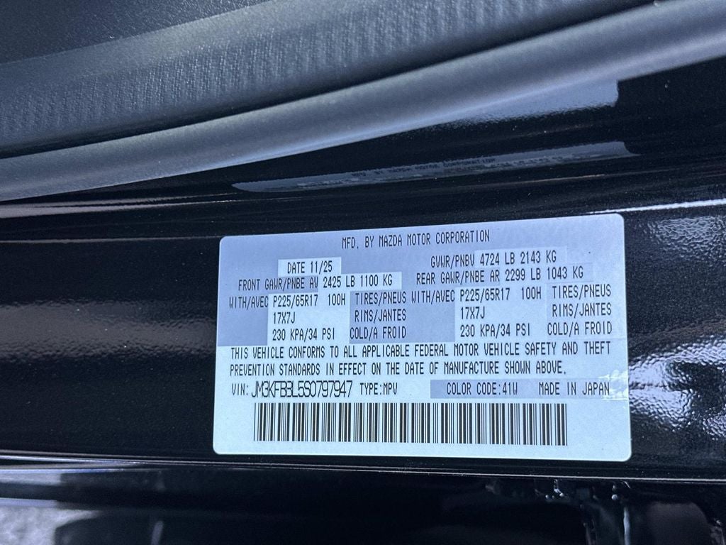 2025 Mazda Mazda CX-5 2.5 S Select AWD