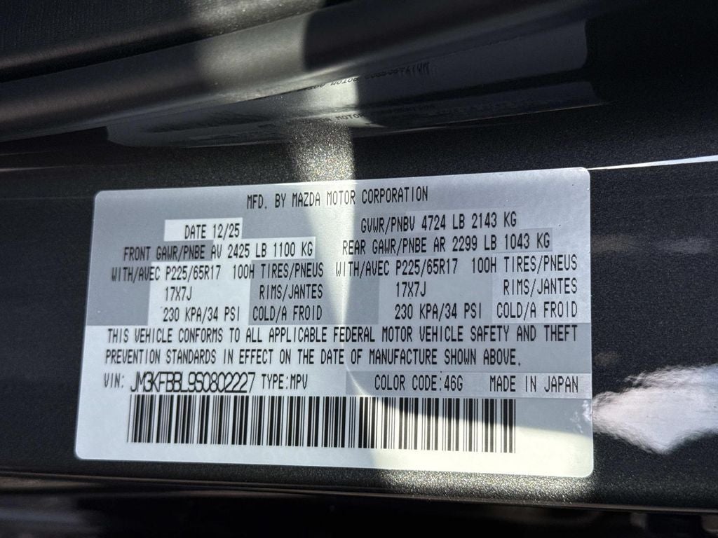 2025 Mazda Mazda CX-5 2.5 S Select AWD