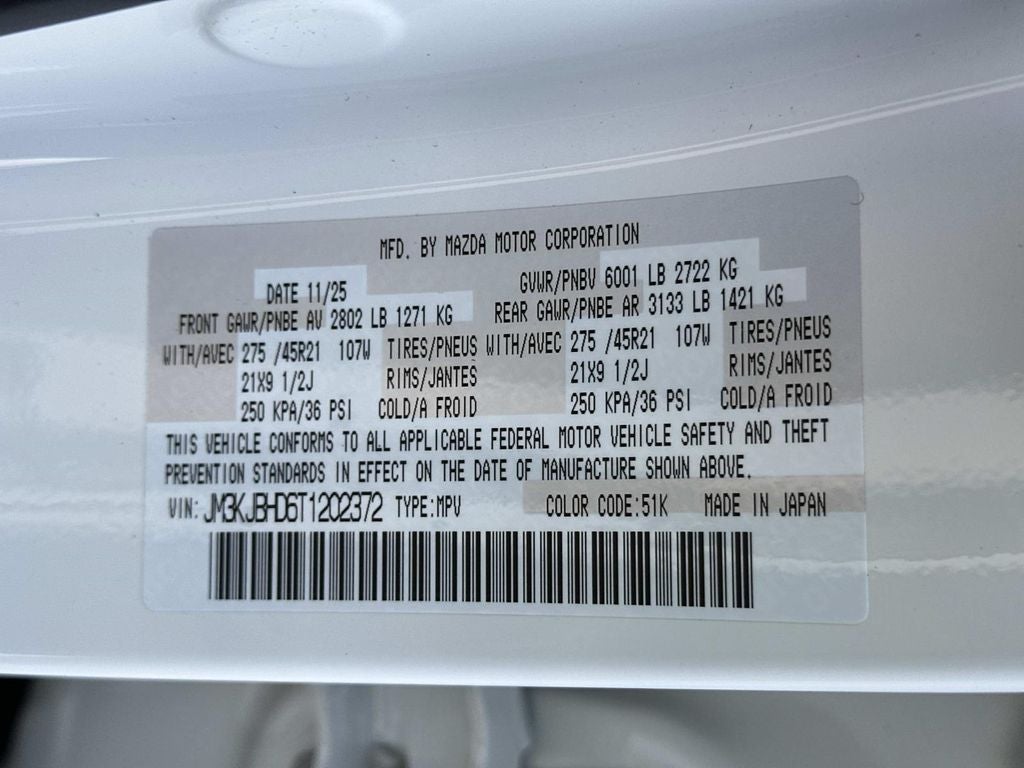 2026 Mazda Mazda CX-70 3.3 Turbo Preferred AWD