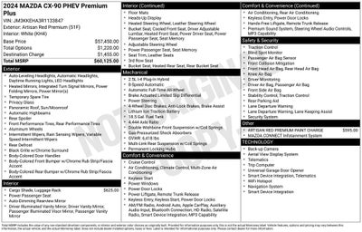 2024 Mazda Mazda CX-90 PHEV Premium Plus