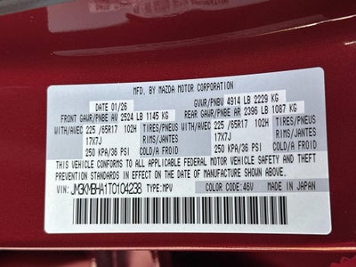 2026 Mazda Mazda CX-5 2.5 S Select AWD