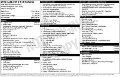 2026 Mazda Mazda CX-5 2.5 S Preferred