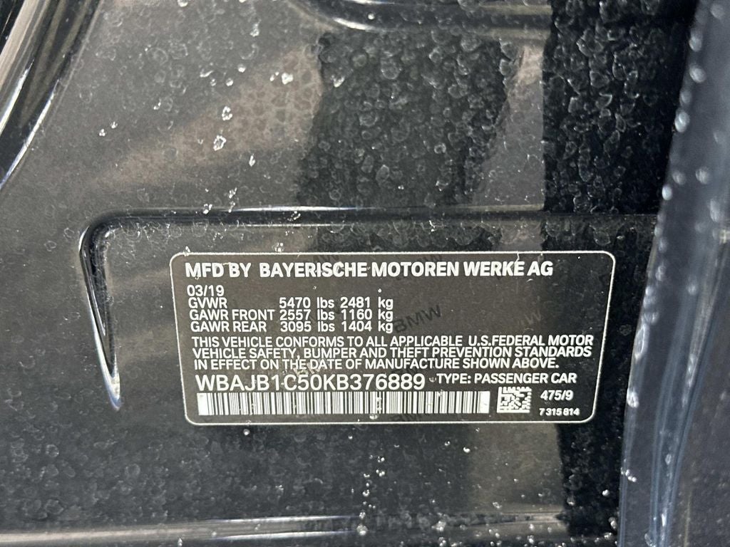 2019 BMW 5 Series 530e xDrive iPerformance