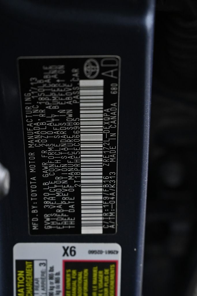 2014 Toyota Corolla LE ECO