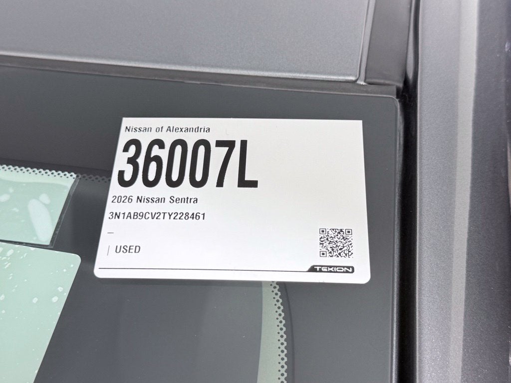 2026 Nissan Sentra SV Nissan Certified
