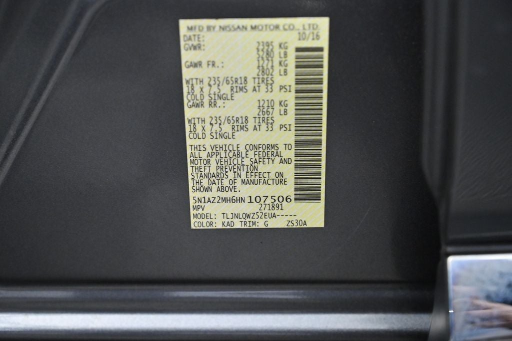 2017 Nissan Murano SV