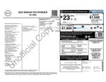 2023 Nissan Pathfinder SV