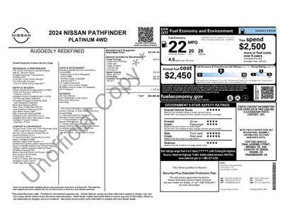 2024 Nissan Pathfinder Platinum Nissan Certified