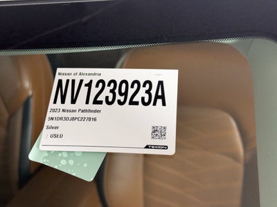2023 Nissan Pathfinder Platinum Nissan Certified