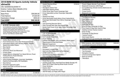 2018 BMW X5 xDrive35i