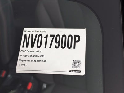 2022 Subaru WRX Premium