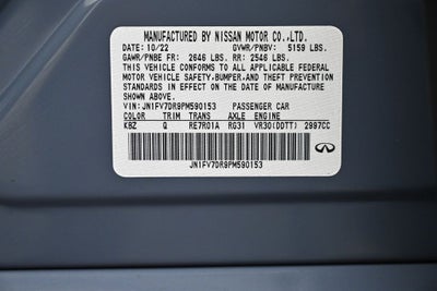 2023 INFINITI Q50 Red Sport 400