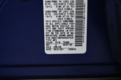 2019 Nissan Rogue SV