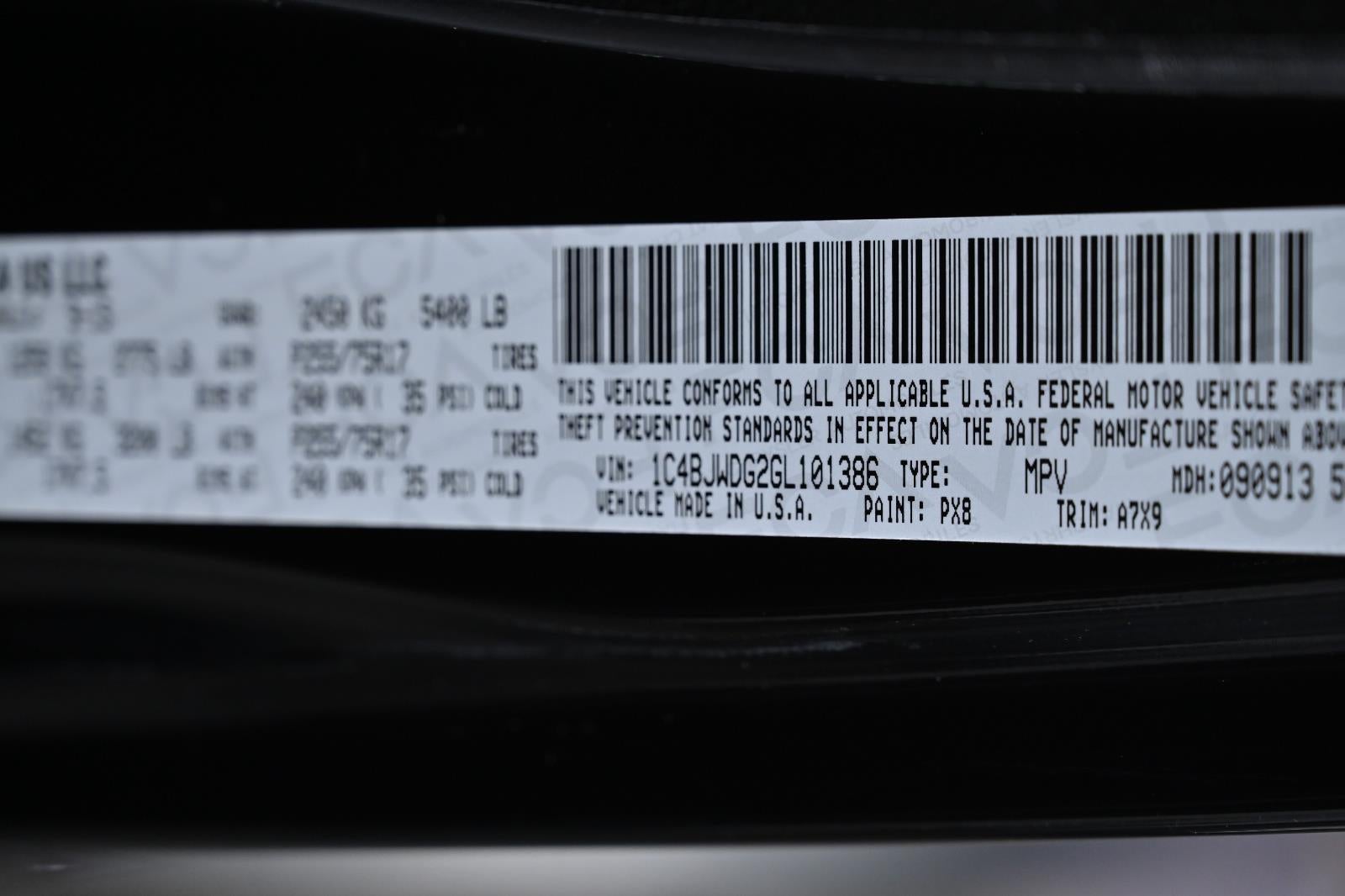 2016 Jeep Wrangler Unlimited Sport