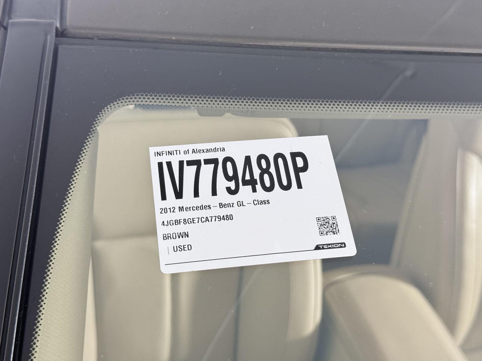 2012 Mercedes-Benz GL-Class GL 550