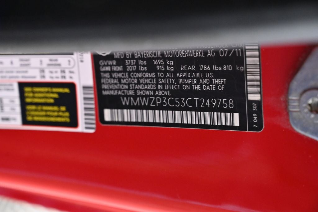 2012 MINI CONVERTIBLE S