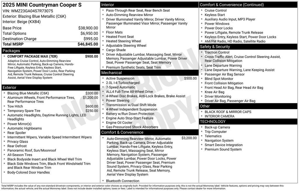 2025 MINI Cooper S Countryman Iconic