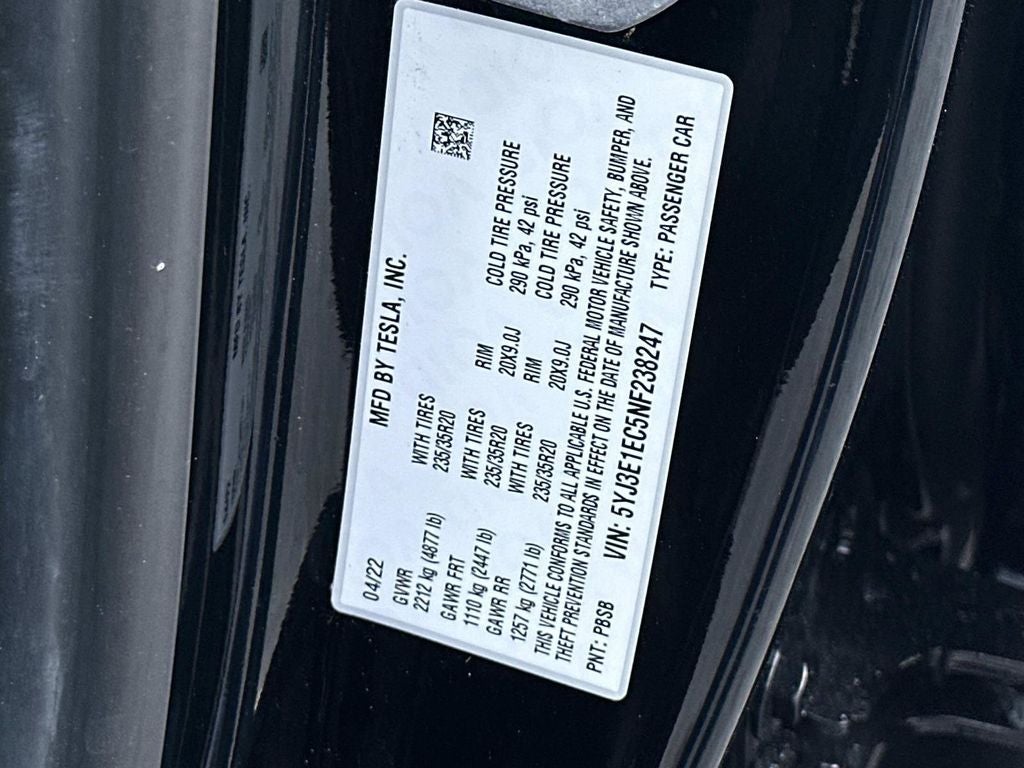 2022 Tesla Model 3 Performance AWD