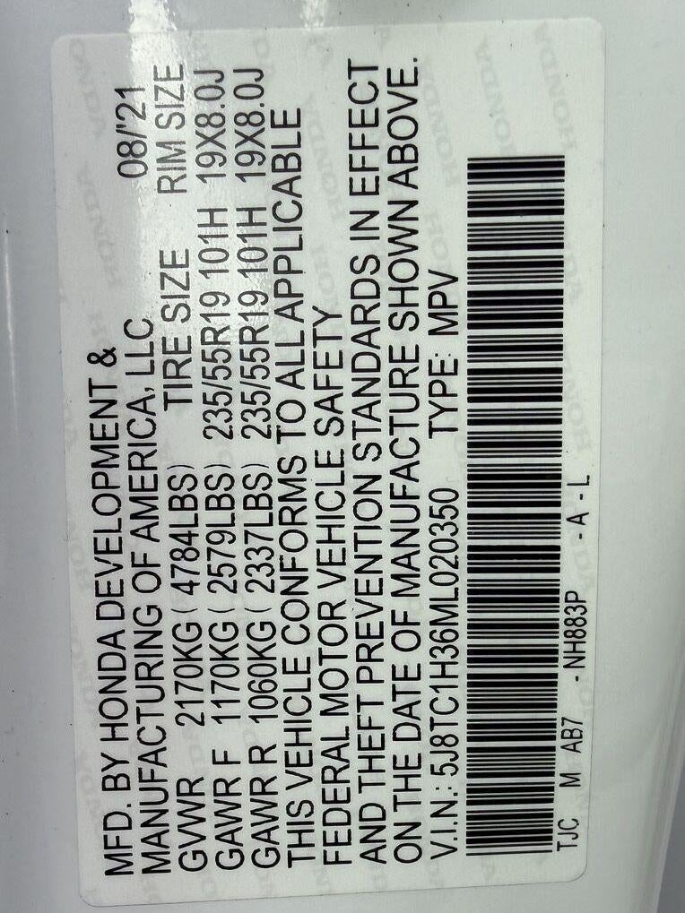 2021 Acura RDX Base