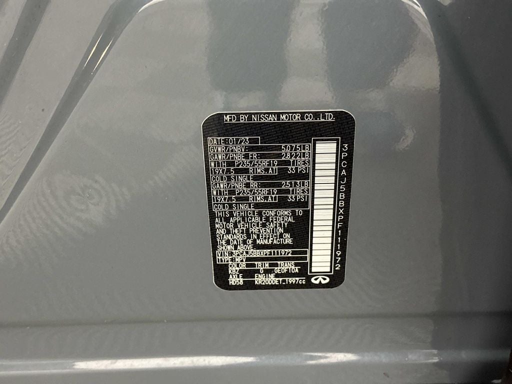 2023 INFINITI QX50 LUXE