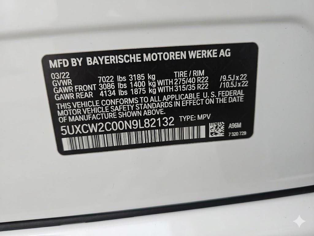 2022 BMW X7 xDrive40i