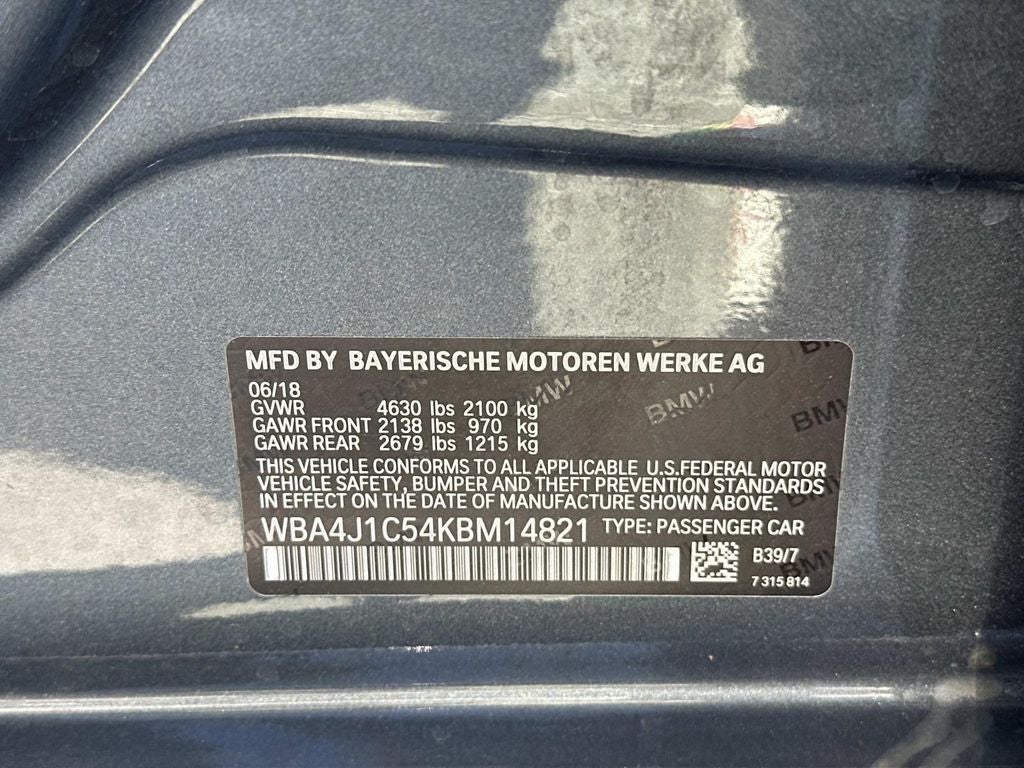 2019 BMW 4 Series 430i Gran Coupe