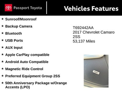 2017 Chevrolet Camaro SS 2SS