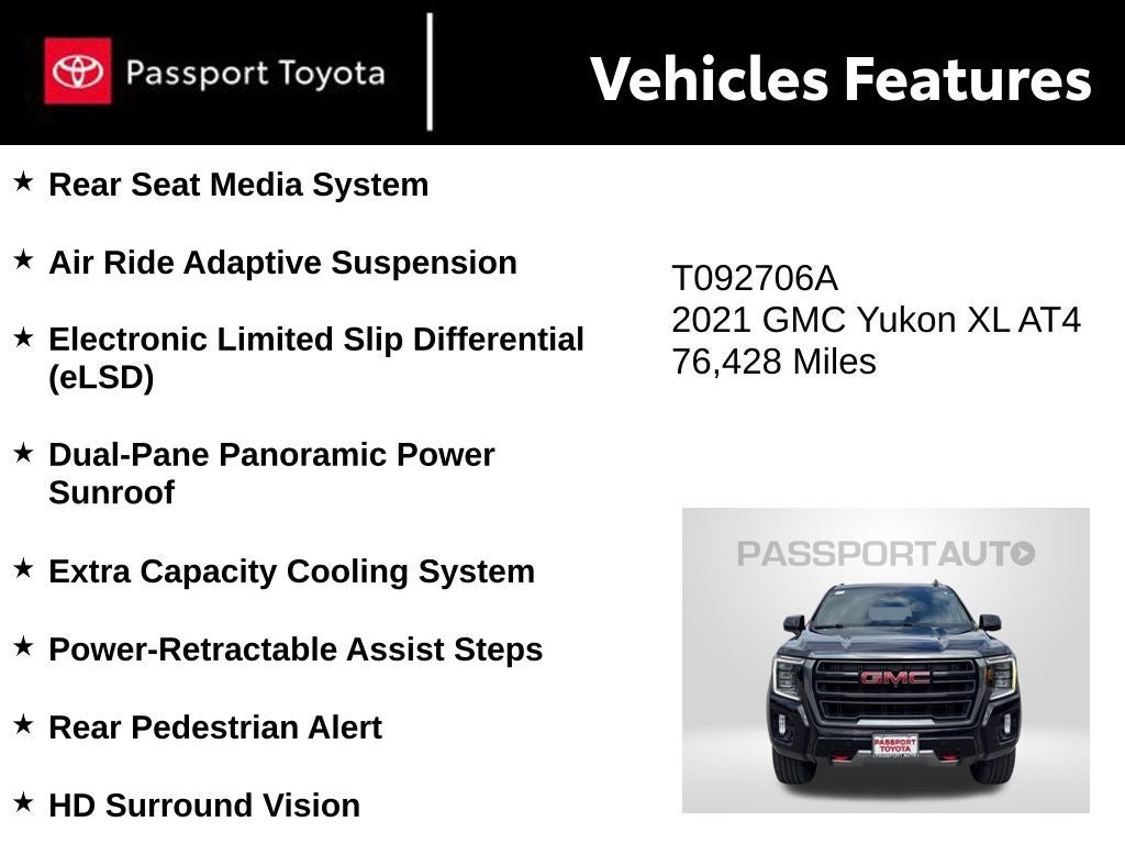 2021 GMC Yukon XL AT4