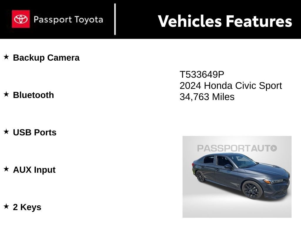 2024 Honda Civic Sport