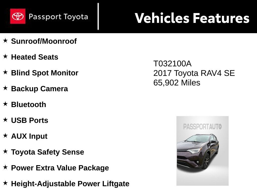 2017 Toyota RAV4 SE