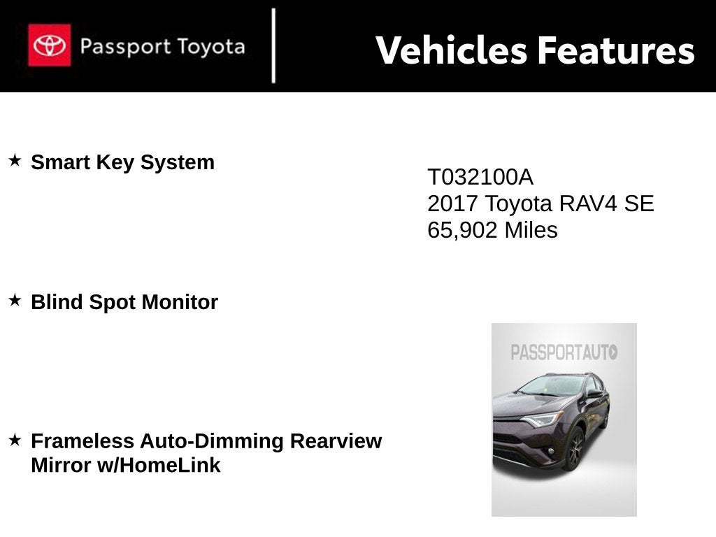 2017 Toyota RAV4 SE