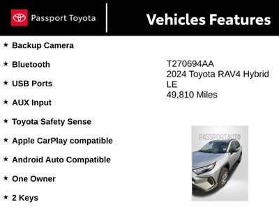 2024 Toyota RAV4 Hybrid LE