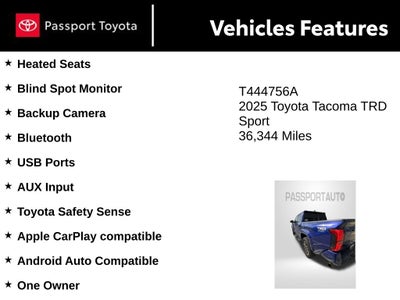 2025 Toyota Tacoma TRD Sport