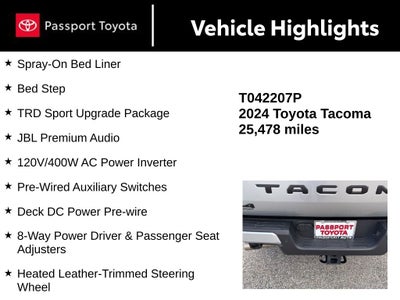 2024 Toyota Tacoma TRD Sport