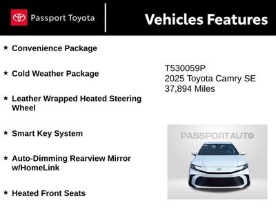 2025 Toyota Camry SE
