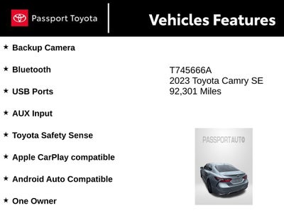 2023 Toyota Camry SE