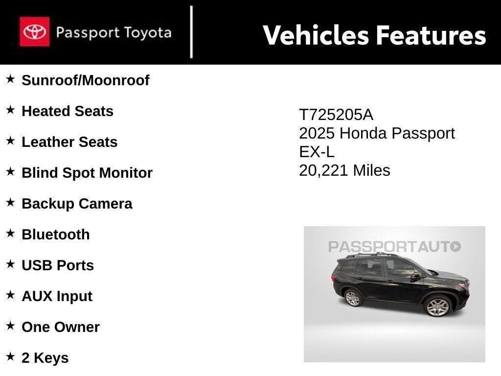 2025 Honda Passport EX-L