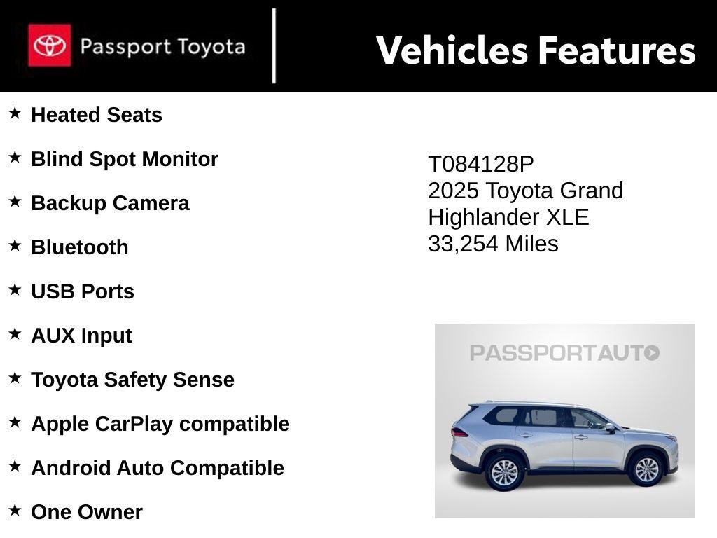 2025 Toyota Grand Highlander XLE